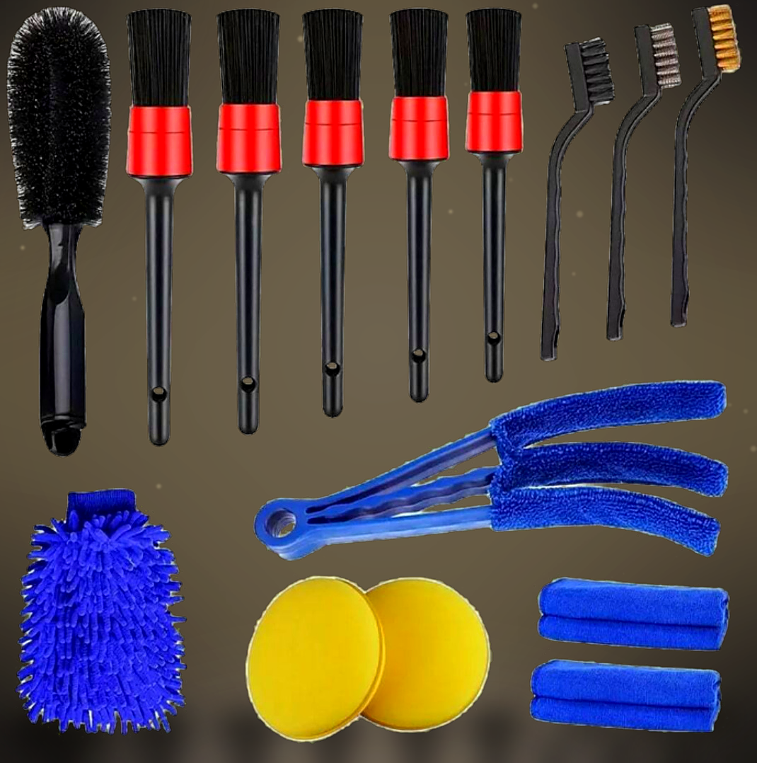 Car Cleaning Detail Brush Set