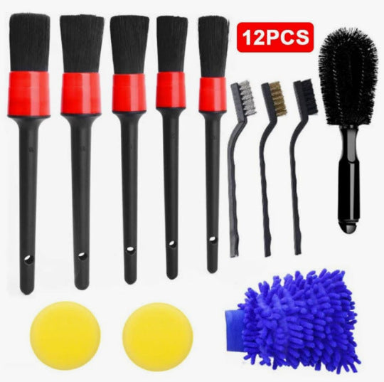 Car Cleaning Detail Brush Set