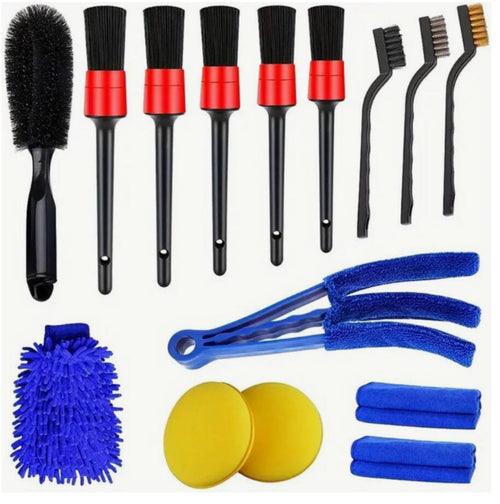 Car Cleaning Detail Brush Set