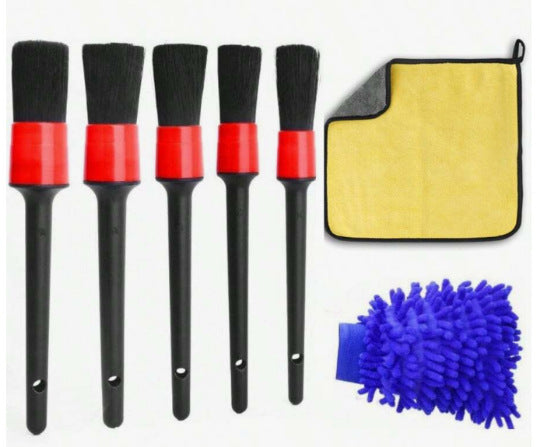 Car Cleaning Detail Brush Set